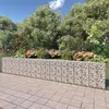 Image de vidaXL Mur à gabion avec couvercles Acier galvanisé 600x30x100 cm143584