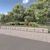 Image de vidaXL Mur à gabion avec couvercles Acier galvanisé 900x50x50 cm143587