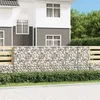 Image de vidaXL Mur en gabion avec couvercles Acier galvanisé 300 x 50 x 100 cm143592