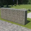 Image de vidaXL Mur en gabion avec couvercles Acier galvanisé 300 x 50 x 150 cm143593