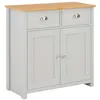Image de vidaXL Buffet Gris 79x35x81 cm283742