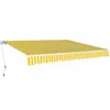 Image de vidaXL Auvent pliable manuel 600 cm Jaune/blanc