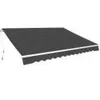 Image de Auvent Pliable Manuel 600 Cm Anthracite
