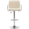Image de Chaise De Bar Creme Tissu