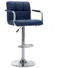Image de vidaXL Chaise de bar Bleu Tissu283413