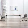 Image de vidaXL Chaises à manger lot de 2 gris clair tissu283599