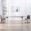 Image de vidaXL Chaises à manger lot de 2 taupe tissu283608