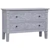 Image de vidaXL Buffet avec 2 tiroirs 90x30x60 cm Bois d'acajou massif283851