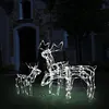 Image de vidaXL Cordon lumineux de Noël 3 pcs Rennes 229 LED51011