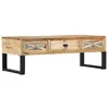 Image de Table basse 110 x 50 x 38 cm Bois de manguier massif - vidaXL