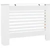 Image de vidaXL Cache-radiateur Blanc 112x19x81,5 cm MDF