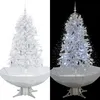 Image de Arbre De NoÃ«l Neigeux Avec Base De Parapluie Blanc 170 Cm