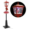 Image de vidaXL Lampadaire de Noël avec Père Noël 180 cm LED