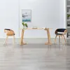 Image de vidaXL Chaise de salle à manger noir bois courbé et similicuir283113