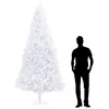 Image de vidaXL Sapin de Noël artificiel 300 cm Blanc 284292