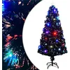 Image de Vidaxl Arbre De NoÃ«l Artificiel Et Support/Led 150 Cm Fibre Optique