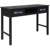 Image de vidaXL Table console Noir 110x45x76 cm Bois