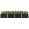 Image de vidaXL Vidaxl Lit Surélevé De Jardin Anthracite 320x80x45 Cm Acier Galvanisé
