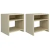 Image de vidaXL Tables de chevet 2pcs Chêne sonoma 40x30x40cm Bois d'ingénierie