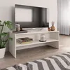 Image de vidaXL Meuble TV Blanc 100x40x40 cm Bois d’ingénierie800045