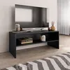 Image de vidaXL Meuble TV Noir 100x40x40 cm Bois d’ingénierie800046