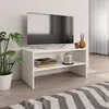 Image de vidaXL Meuble TV Blanc 80x40x40 cm Bois d ingénierie800054