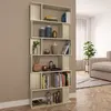 Image de vidaXL Bibliothèque/Séparateur de pièce Chêne sonoma Bois d'ingénierie800093