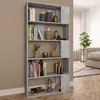 Image de vidaXL Bibliothèque/Séparateur de pièce Gris béton Bois d’ingénierie800103