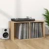 Image de vidaXL BoÃ®te de rangement de vinyles ChÃªne sonoma 71x34x36 cm