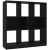 Image de vidaXL Cabinet à Livres avec Étagères Polyvalentes Noir 97,5x29,5x100 cm Bois Composé
