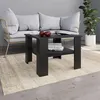 Image de vidaXL Table basse Noir 60x60x42 cm Bois d’ingénierie800208