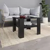 Image de Table Basse Noir 60 X 60 X 42 Cm AgglomÃ©rÃ©