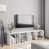 Image de vidaXL Bibliothèque/Meuble TV Blanc 143x30x36 cm800261
