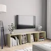 Image de vidaXL Bibliothèque/Meuble TV Chêne sonoma 143x30x36 cm800264