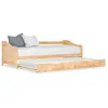 Image de Cadre De Lit Extensible Bois De Pin 90x200 Cm