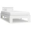 Image de Cadre de lit Blanc Bois de pin massif 90 x 200 cm - VidaXL