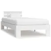 Image de vidaXL Cadre de lit sans matelas blanc bois de pin massif 100x200 cm283155