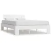 Image de vidaXL Cadre de lit sans matelas blanc bois de pin massif 120x200 cm283156