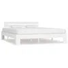 Image de vidaXL Cadre de lit sans matelas blanc 180x200 cm bois massif de pin283159