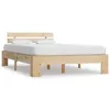 Image de vidaXL Cadre de lit sans matelas 140x200 cm bois massif de pin283163