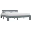Image de vidaXL Cadre de lit sans matelas gris 160x200 cm bois de pin massif283170