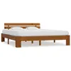 Image de vidaXL Cadre de lit sans matelas marron miel 180x200cm bois massif pin283183