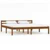Image de vidaXL Cadre de lit sans matelas marron miel pin massif 160x200 cm283212