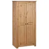 Image de vidaXL Garde-robe 80x50x171,5 cm Pin massif Assortiment Panama282664