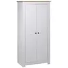 Image de vidaXL Garde-robe Blanc 80x50x171,5 cm Pin massif Assortiment Panama282666