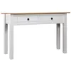 Image de vidaXL Table console Blanc 110x40x72 cm Pin solide Gamme Panama282681