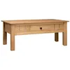 Image de vidaXL Table basse 100x60x45 cm Pin massif Assortiment Panama282682
