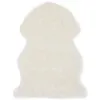 Image de vidaXL Tapis 60 x 90 cm Peau de mouton synthétique Blanc
