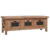 Image de vidaXL Meuble TV avec 3 tiroirs 120x30x40 cm Bois d'acajou massif