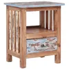 Image de vidaXL Table de chevet 41x30x50 cm bois d'acajou massif